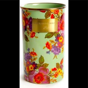 Mackenzie Childs green flower garden utensil holder